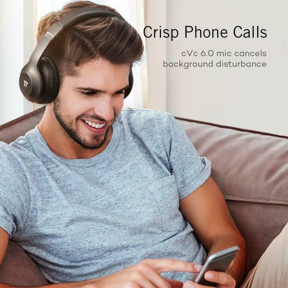 Bluetooth Headphones Bluetooth Headset With Dual 40 MM Drivers For Powerful - Picture 7 of 11